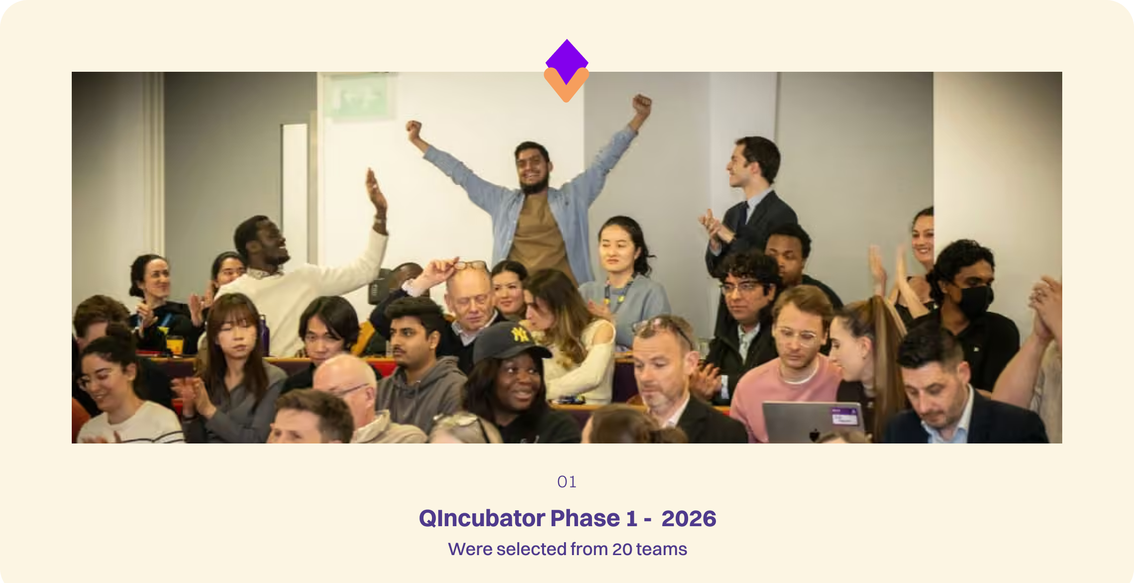 QIncubator Phase 1 - 2026: selected from 20 teams